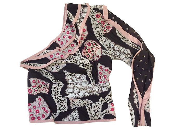 Top assimétrico Isabel Marant em viscose Multicor
