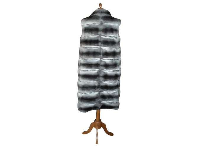 Autre Marque Coats, Outerwear Black Fur  ref.217861