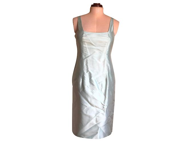 Vestido de seda Renato Nucci Verde claro