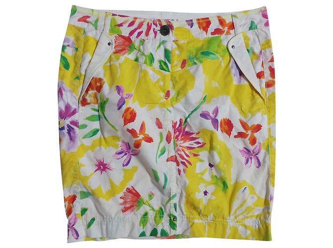 Falda floral de algodón Marc Cain Multicolor