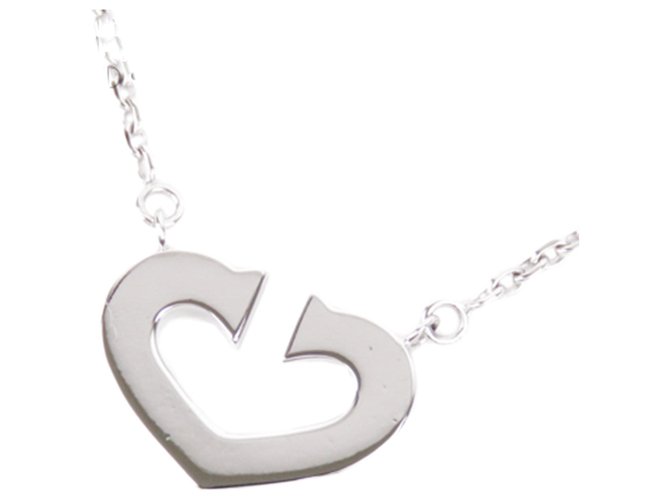 Cartier Silver Heart of Cartier Pendant Necklace