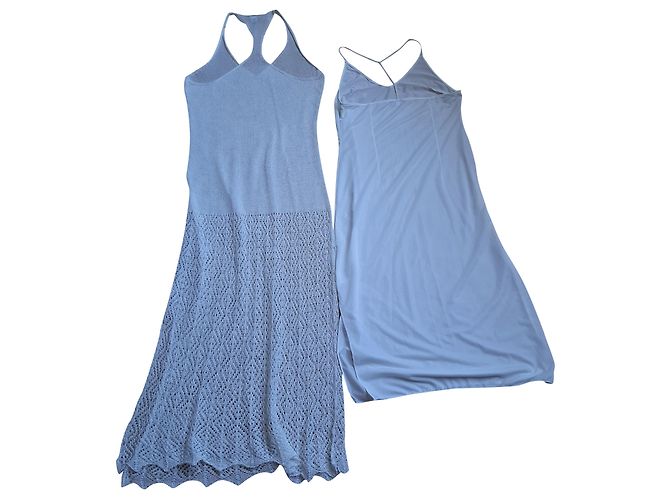 Autre Marque Vestido Extart & Pano de algodón crema Crudo