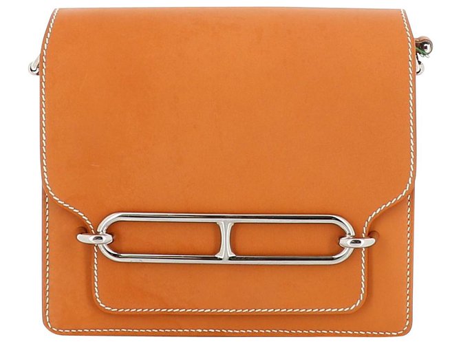 Hermès Clutch bag Brown Leather  ref.218232