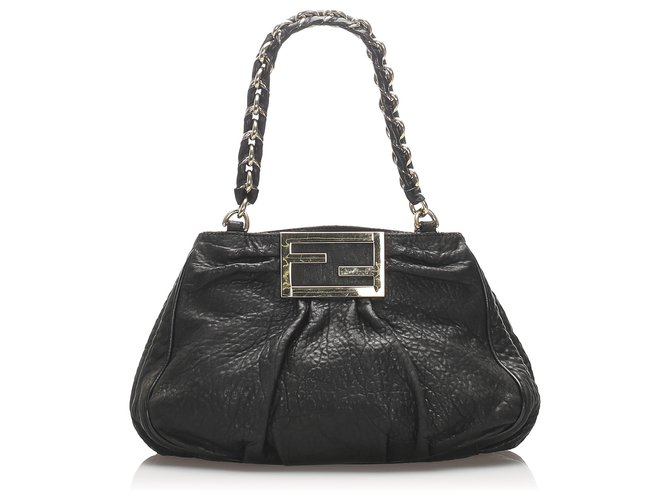 fendi black shoulder bag