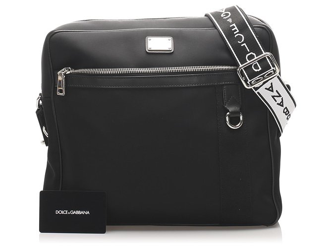 dolce and gabbana nylon shoulder bag