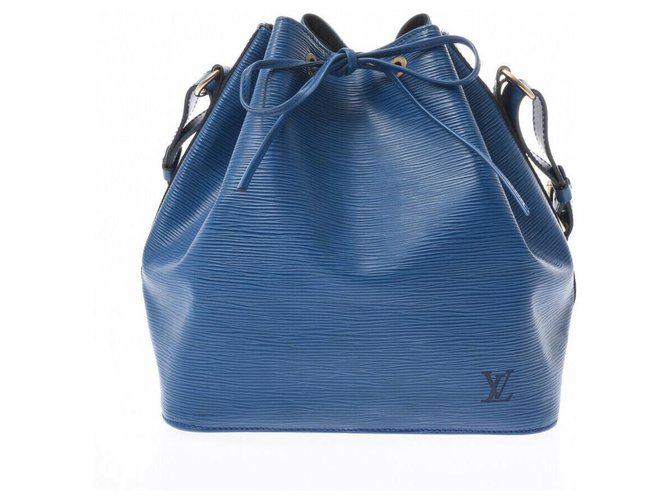 Noe Louis Vuitton Noé Blau Lackleder  ref.218471