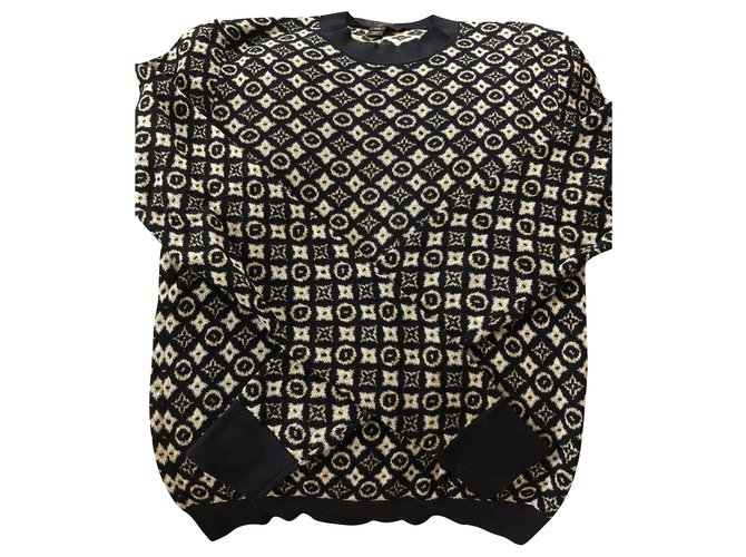 Louis Vuitton Knitwear Black Golden Cashmere  ref.218505