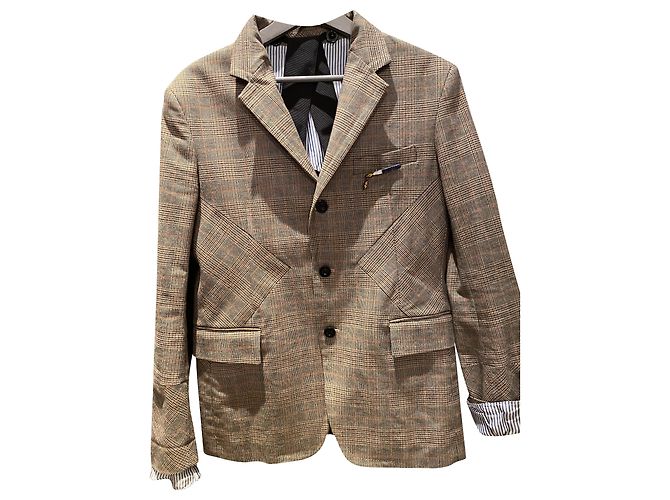 Chaqueta Sacai Avellana de Algodón