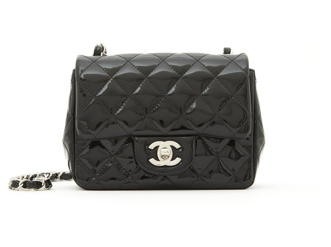 Timeless Chanel Handbags Black Patent leather  ref.218808