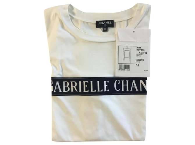 Cambon CHANEL white tshirt Cotton ref336788  Joli Closet