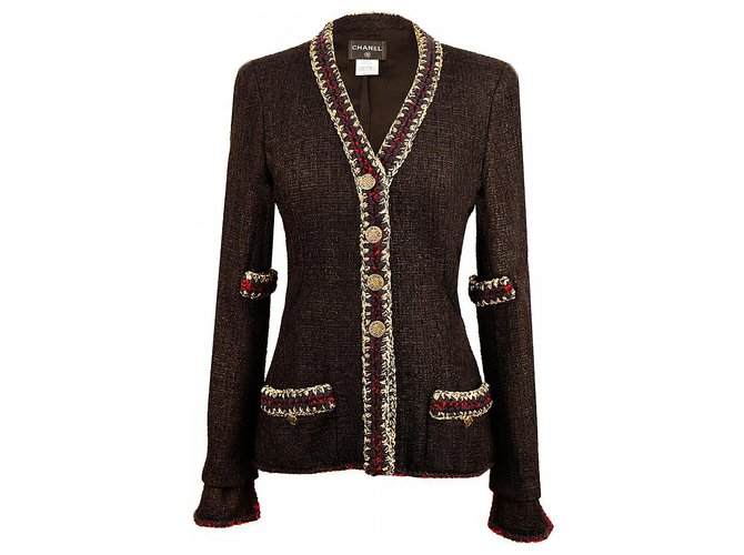 Chanel Paris-Shanghai tweed jacket Multiple colors ref.219003