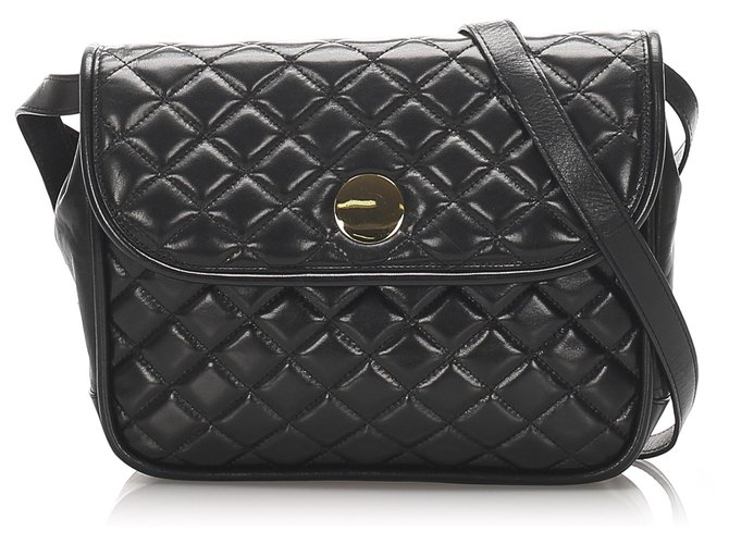 black quilted ysl bag