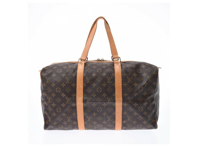 Louis Vuitton Keepall 45 Brown Cloth  ref.219180