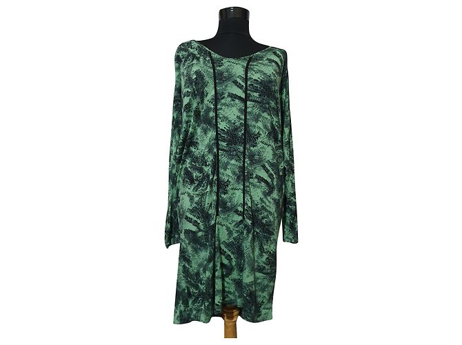 Vestido verde de viscosa Baum und Pferdgarten S