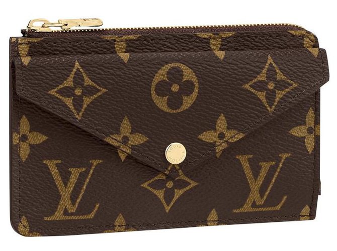 Louis Vuitton LV Card holder recto verso Brown Leather ref.219344 - Joli  Closet
