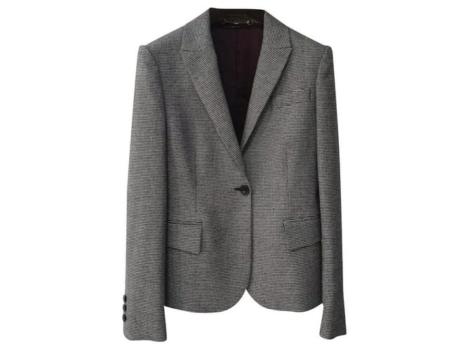 Gucci Pied du Poulet Wool Blazer Jacket Sz.40 Multiple colors  ref.219465