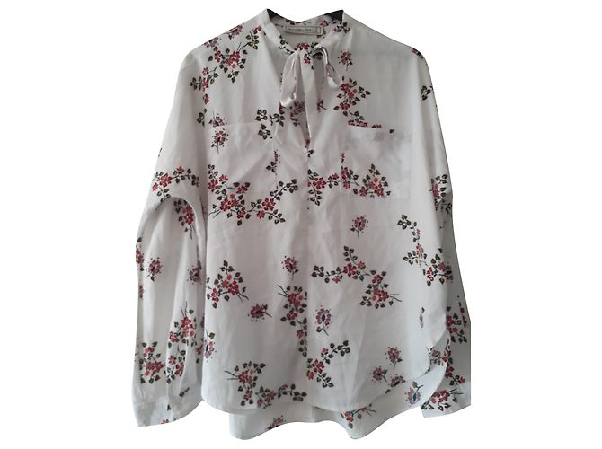 Abercrombie & Fitch Bluse mit Lavallière Kragen Eggshell