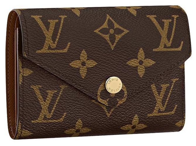 Carteira Louis Vuitton Victorine Monogram Canvas Marrom