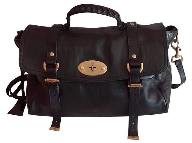 Mulberry Alexa - Black-Black