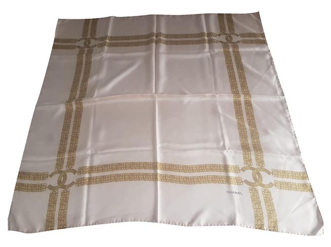 Chanel Sciarpe di seta Rosa
