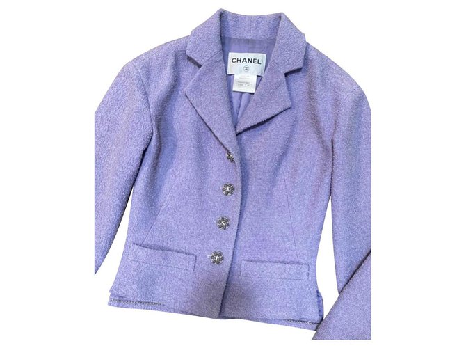Chanel 4,6K$ chic  tweed jacket Purple  ref.219631
