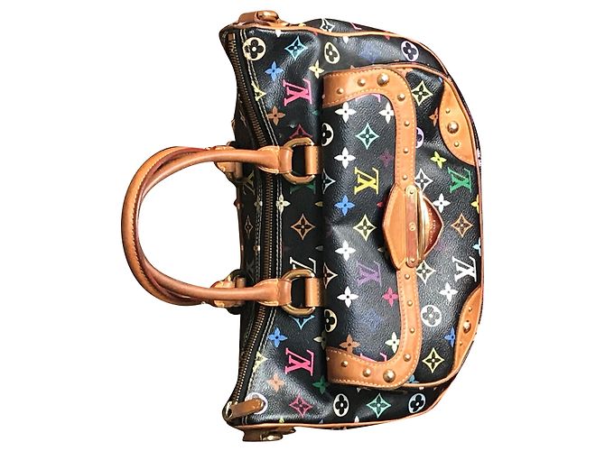 Borsa Louis Vuitton in pelle nera Nero