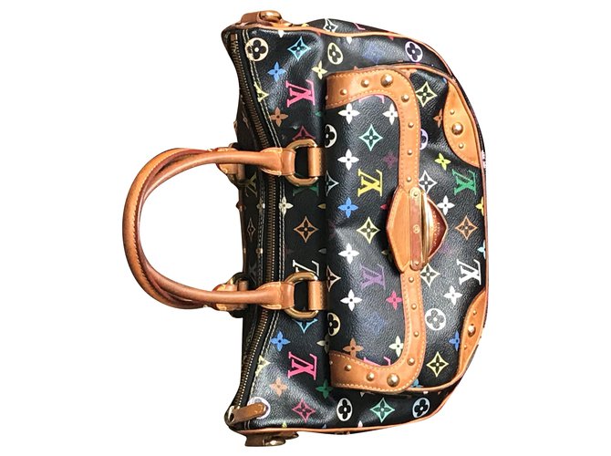 Louis Vuitton Handbags Black Leather  ref.219671