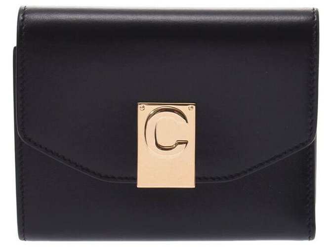 Céline Celine wallet Black Pony-style calfskin  ref.219680