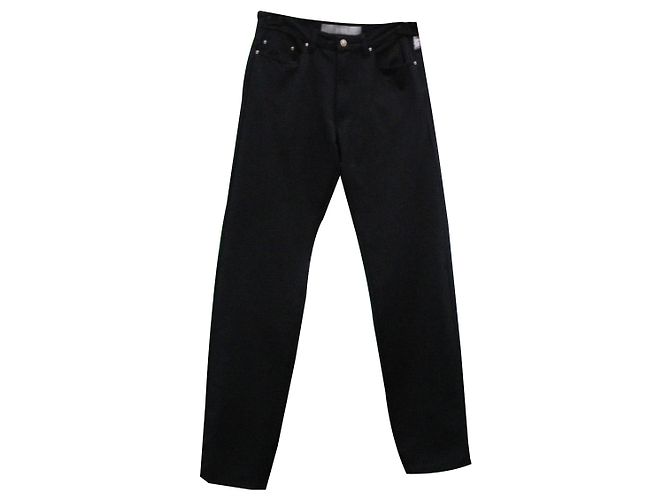 Versace Jeans Couture Hose Schwarz Polyamid