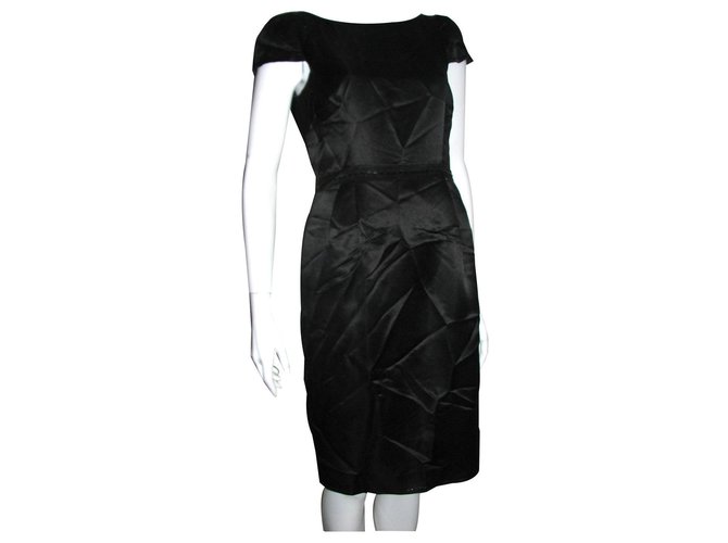 Moschino Cheap And Chic Moschino black silk dress  ref.219739