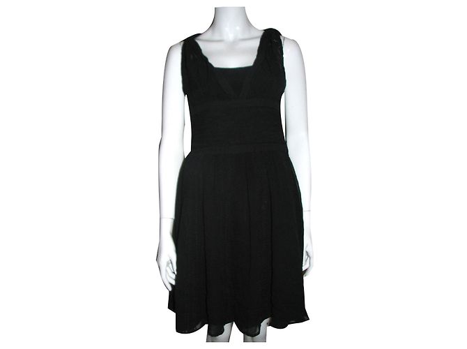 Temperley London Temperley schwarzes Seidenkleid