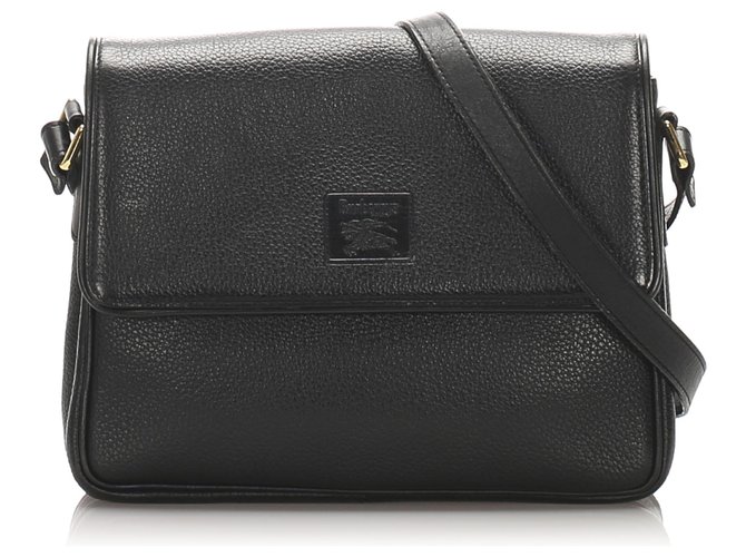 Burberry Black Leather Crossbody Bag Pony-style calfskin  ref.219864