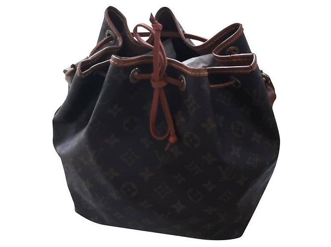 Noe Borsa Louis Vuitton Noé in pelle marrone