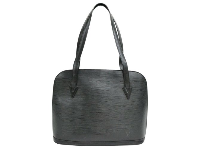 Louis Vuitton Lussac Black Patent leather  ref.220021
