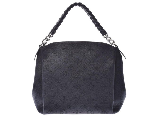 Louis Vuitton Mahina Grau Leder  ref.220048