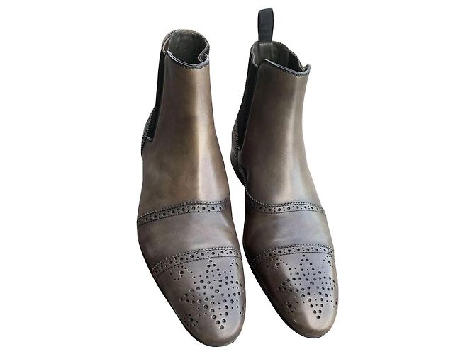 Louis Vuitton Schnürschuhe Anthrazitgrau