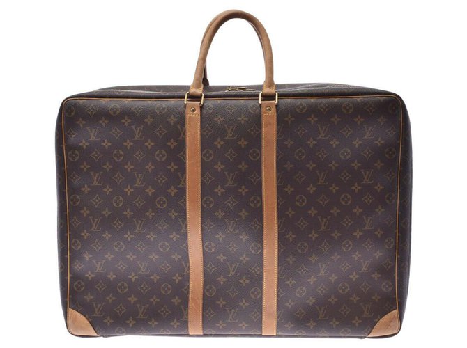 Louis Vuitton bolsa de viaje de luis vuitton Castaño Lienzo  ref.220180