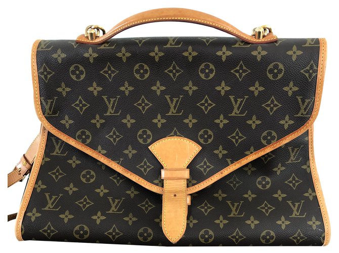 Louis Vuitton Brown Monogram Beverly GM Briefcase Leather ref