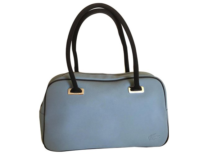 Lacoste Bolsas Azul claro Lona  ref.220209