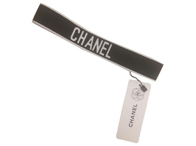 Chanel Chapéus Preto Poliéster  ref.220224