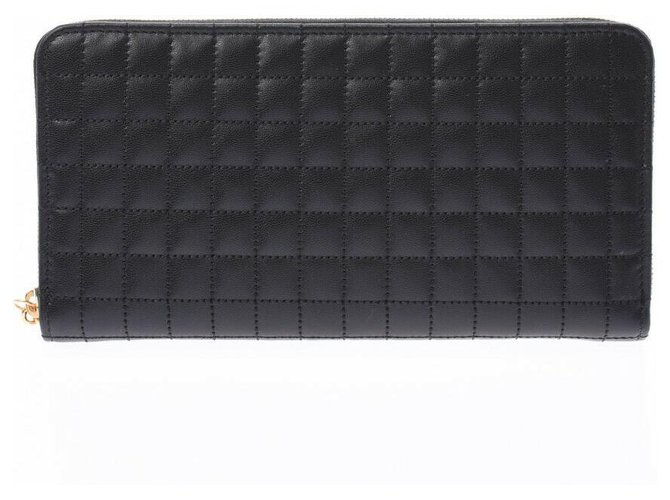 Céline Celine wallet Black Pony-style calfskin  ref.220230