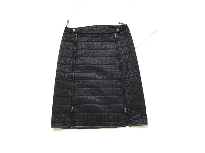 Prada Skirts Black Polyamide  ref.220309