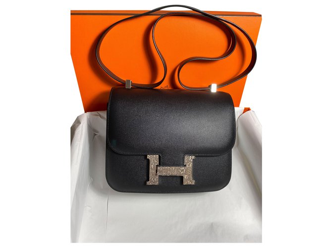 Hermès CONSTANCE III 24 Black Leather  ref.220336