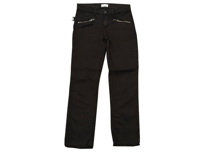 Zadig & Voltaire Jeans Black Cotton Elastane  ref.220342