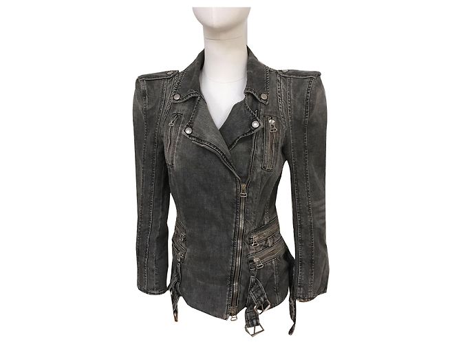 Balmain Jaqueta jeans acolchoada icônica