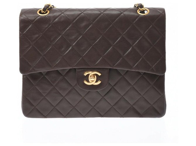 Chanel Timeless Brown Leather  ref.220446