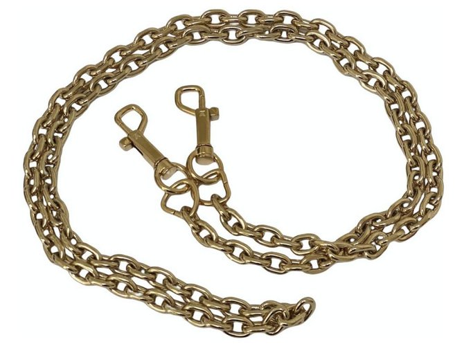 Bracelet chaîne en acier doré Louis Vuitton Métal Bijouterie dorée  ref.220489