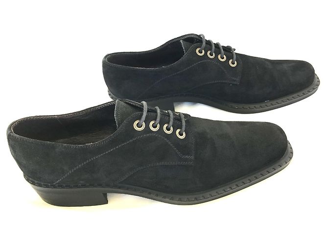 Autre Marque Pal Zileri Scarpe Stringate in Camoscio Nero 42 