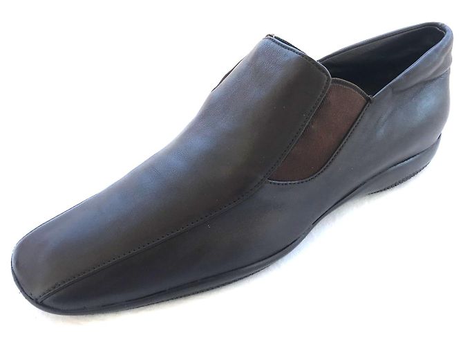 Mocassins Prada en cuir marron 
