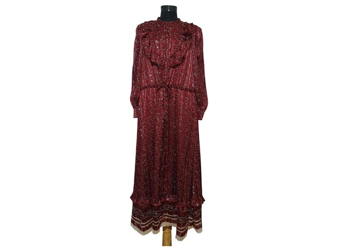 & Other Stories Dresses Dark red Polyester  ref.220676